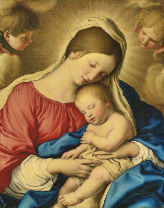 The Sleep Of The Infant Jesus by Giovanni Salvi da Sassoferrato