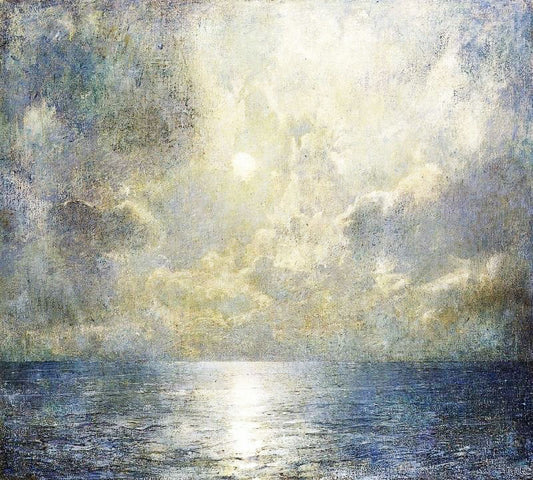 Moonlilt Seascape by Emil Carlsen
