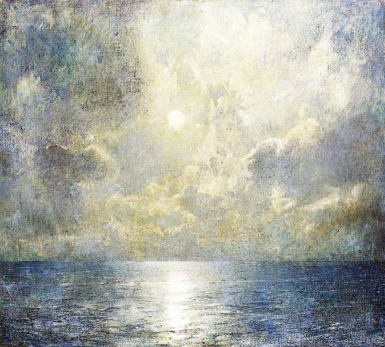 Moonlilt Seascape by Emil Carlsen