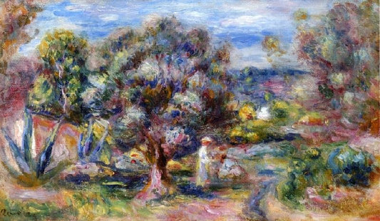 Aloe, Picking At Cagnes by Pierre Auguste Renoir