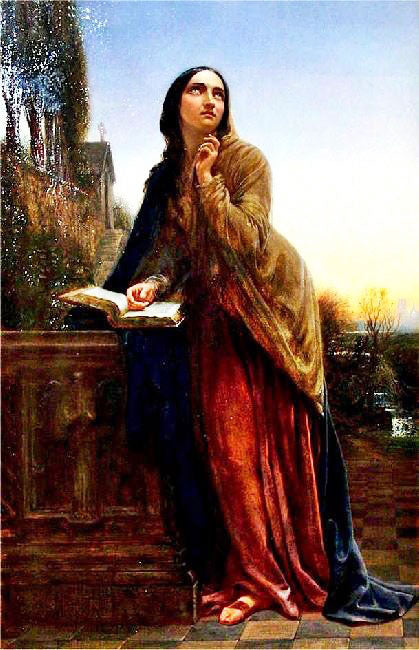 Il Penseroso by Charles West Cope