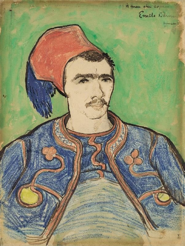 The Zouave by Vincent van Gogh