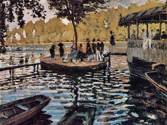 La Grenouillere by Claude Oscar Monet