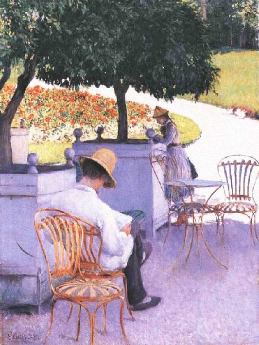 The Orange Trees by Gustave Caillebotte