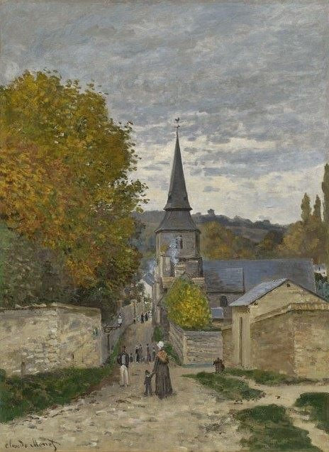 Street In Saint-Adresse by Claude Oscar Monet