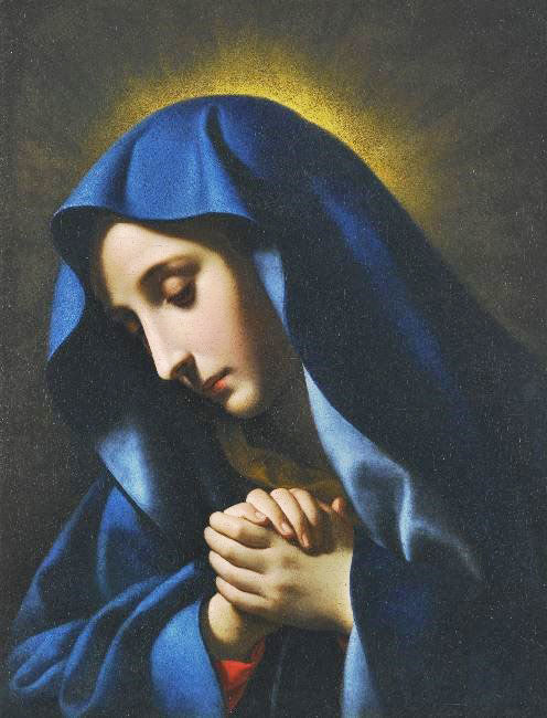 Madonna At Prayer by Carlo Dolci