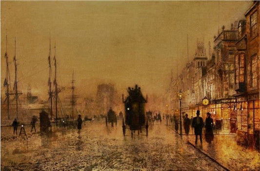 Broomilaw, Glasgow by John Atkinson Grimshaw