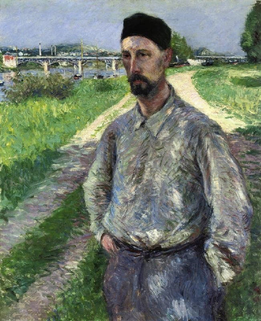 Portrait Of Eugene Lamy by Gustave Caillebotte