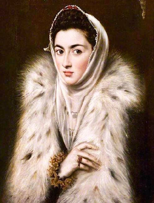 Lady In A Fur Wrap by El Greco