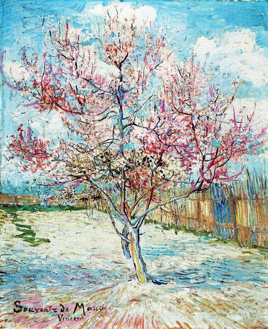 Pink Peach Trees by Vincent van Gogh