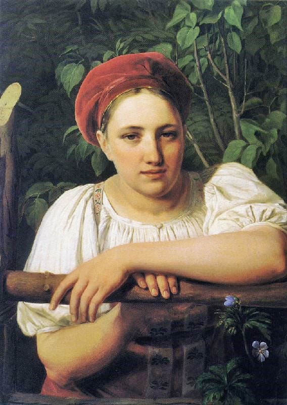 Peasant Girl From Tver by Alexei Venetsianov