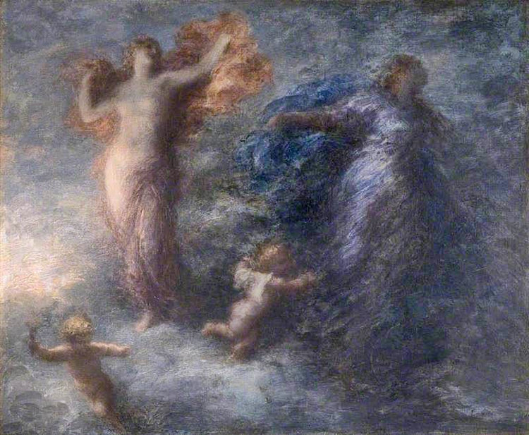 L’Aurore Et La Nuit by Henri Fantin-Latour