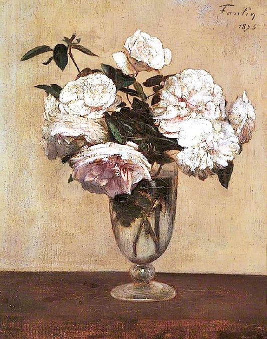 Pink Roses by Henri Fantin-Latour