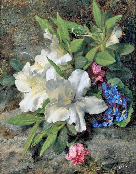 White Azaleas by Henri Fantin-Latour