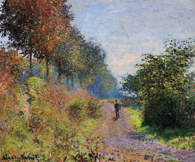 The Sheltered Path by Claude Oscar Monet