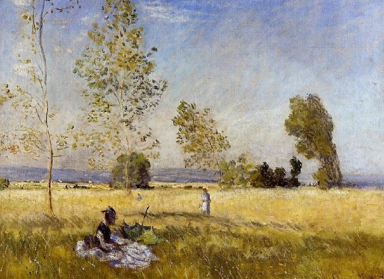 Meadow At Bezons by Claude Oscar Monet