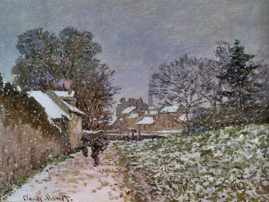 Snow At Argenteuil by Claude Oscar Monet