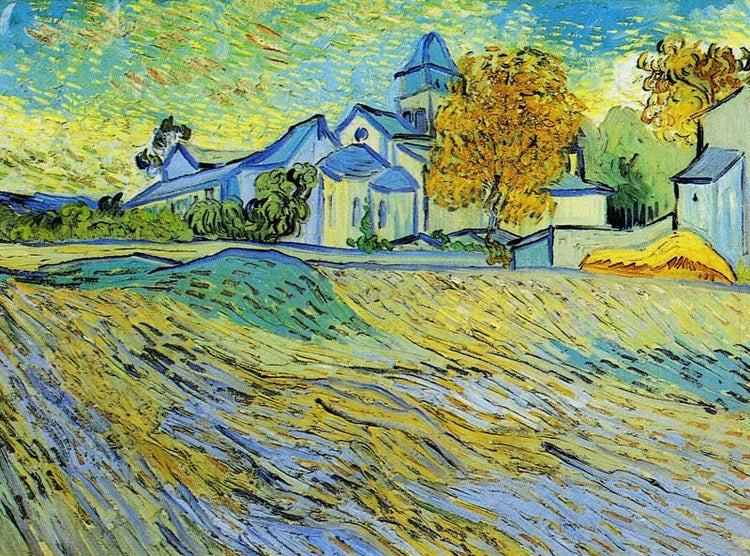 The Church Of Saint-Paul-De-Mausole by Vincent van Gogh