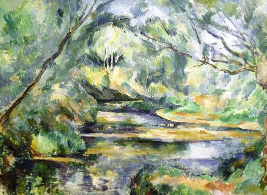 The Brook by Paul Cézanne