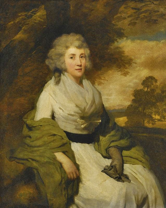 Portrait Of Mrs. John Parish by Sir Henry Raeburn R.A. P.R.S.A.
