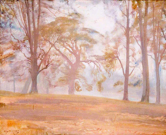 Autumn, Richmond Park by Alfred James Munnings P.R.A. R.W.S.