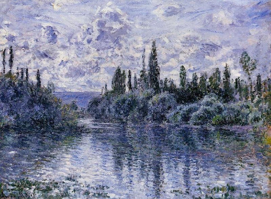 Arm Of The Seine Near Vetheuil by Claude Oscar Monet
