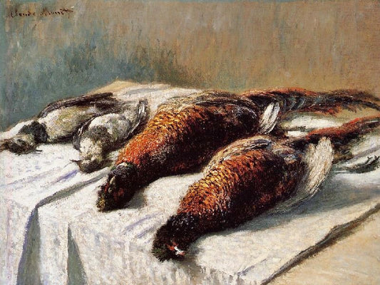 Pheasants And Plovers by Claude Oscar Monet