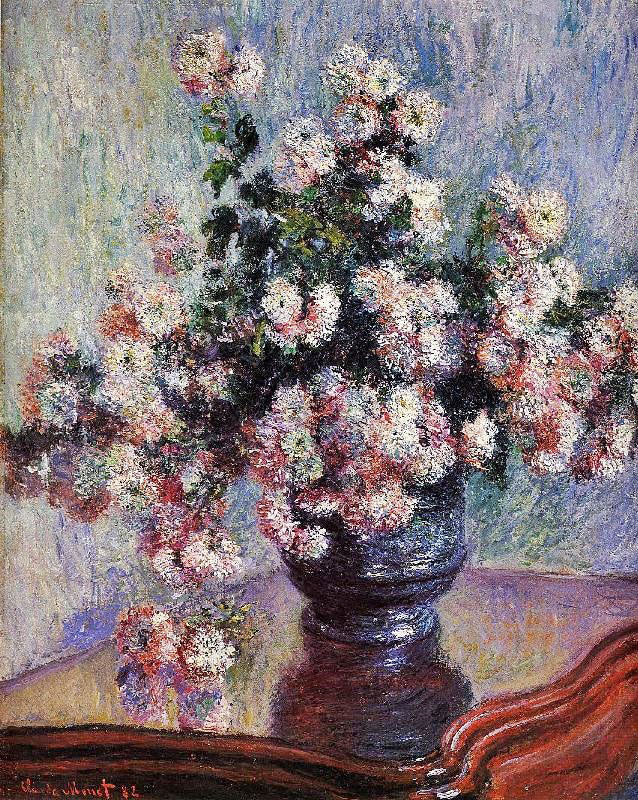 Chrysanthemums, 1881 by Claude Oscar Monet