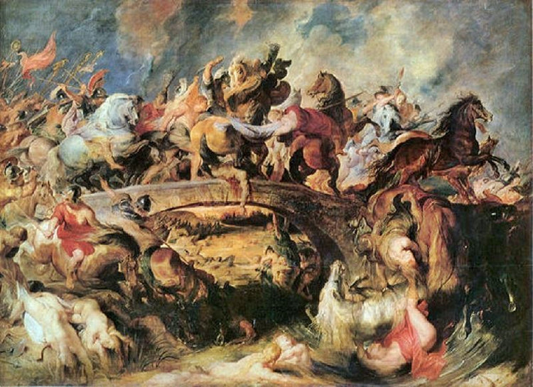 Battle Of The Amazons by Peter Paul Rubens