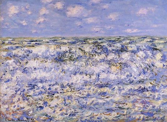 Waves Breaking by Claude Oscar Monet
