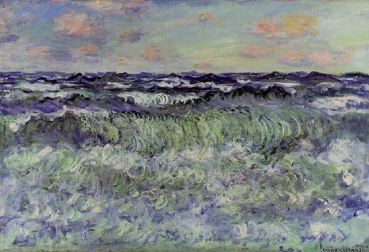 Sea Study by Claude Oscar Monet