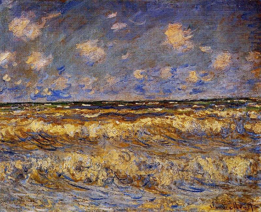 Rough Sea by Claude Oscar Monet