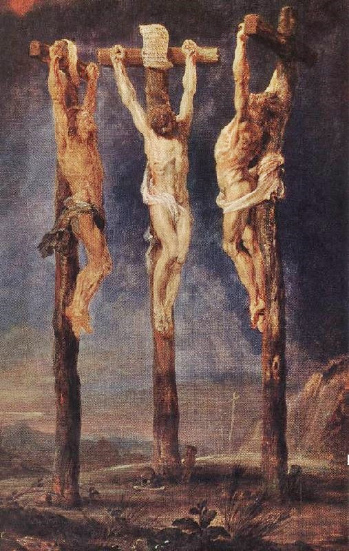 The Three Crosses by Peter Paul Rubens