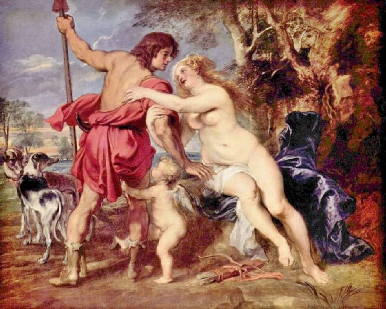 Venus And Adonis, 1635 by Peter Paul Rubens