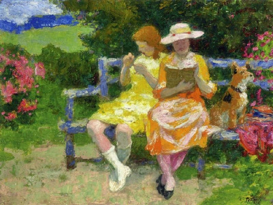 Park Bench by Edward Potthast