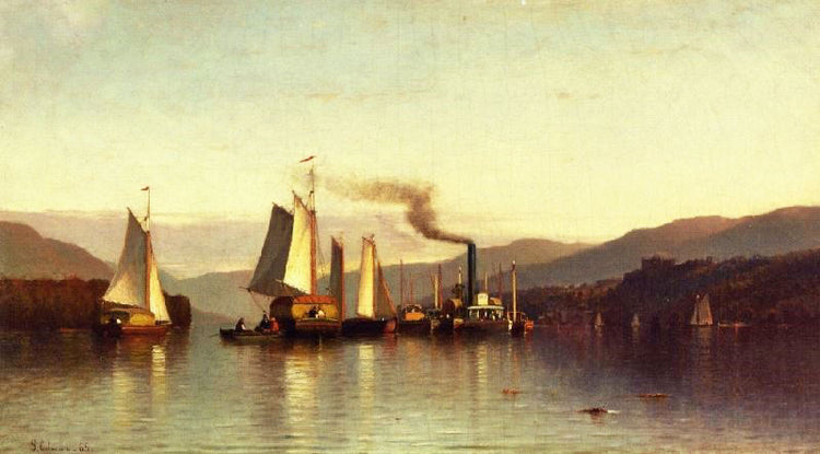 Becalmed In The Highlands by Samuel Colman