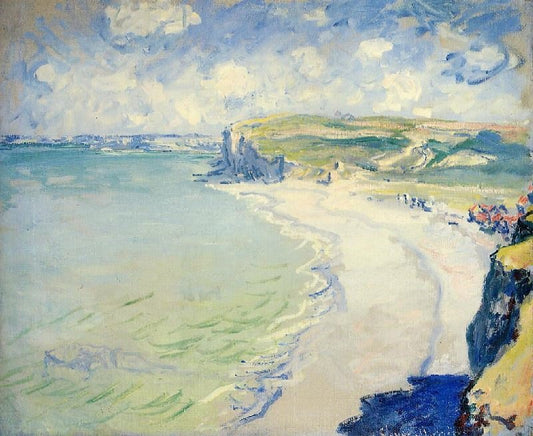 The Beach At Pourville by Claude Oscar Monet