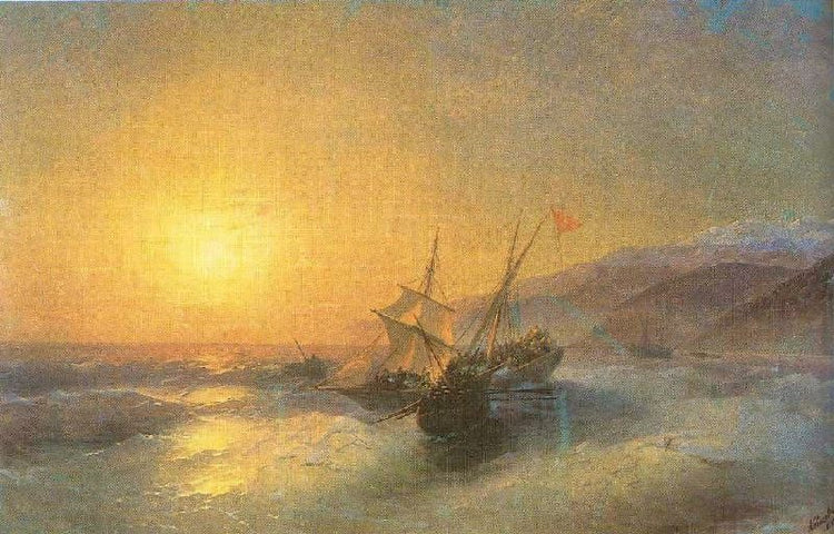 Capture Turkish Kocherma by Ivan Constantinovich Aivazovsk