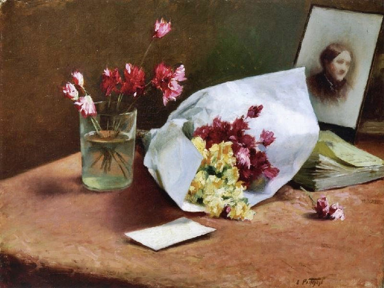 Table Top Still Life by Edward Potthast