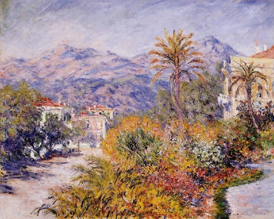 Strada Romada In Bordighera by Claude Oscar Monet