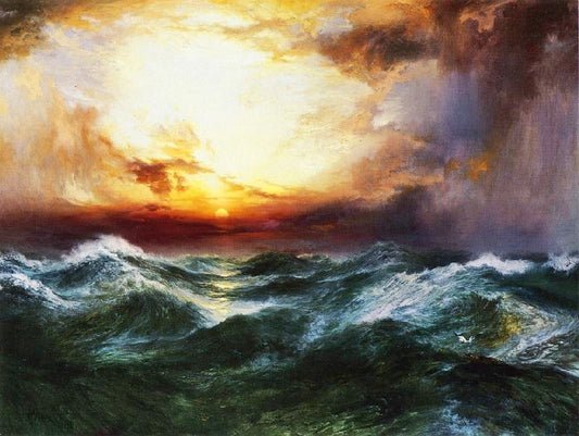 Sunset After A Storm by Thomas Moran