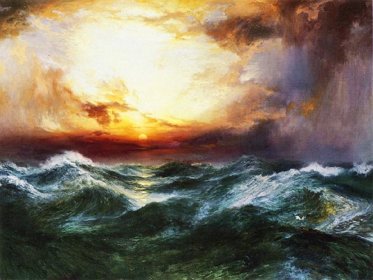 Sunset After A Storm by Thomas Moran