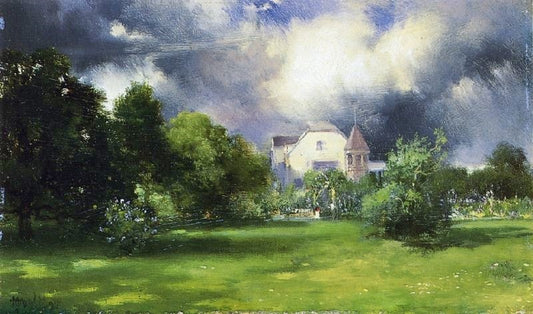 The Artist’S Home, East Hampton, Long Island by Thomas Moran