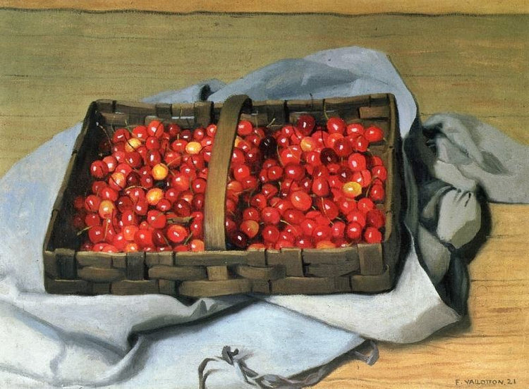 Basket Of Cherries by Felix Vallotton