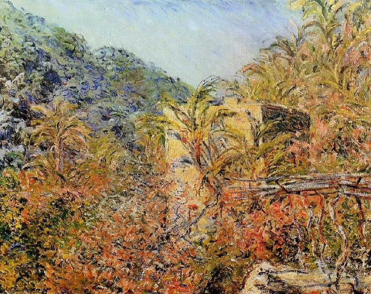 The Valley Of Sasso, Sunshine by Claude Oscar Monet