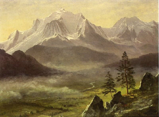 Grand Tetons by Albert Bierstadt