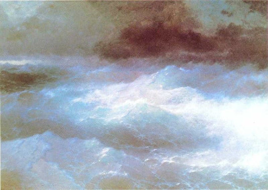 Among A Waves by Ivan Constantinovich Aivazovsk