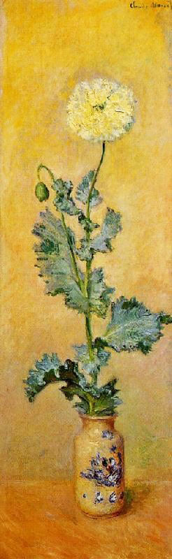 White Poppy by Claude Oscar Monet