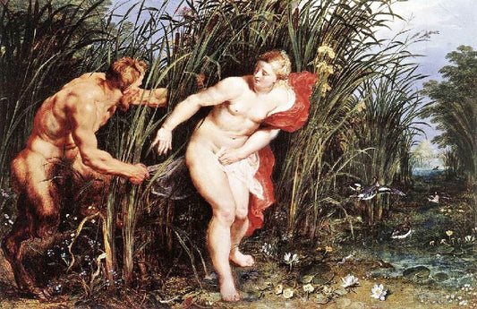 Pan And Syrinx by Peter Paul Rubens