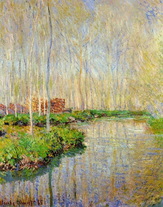 The River Epte by Claude Oscar Monet